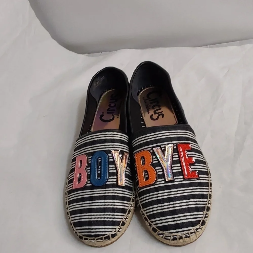 Sam EDELMAN CIRCUS BOY ESPADRILLES WOMEN'S LOAFERS SIZE 8‎